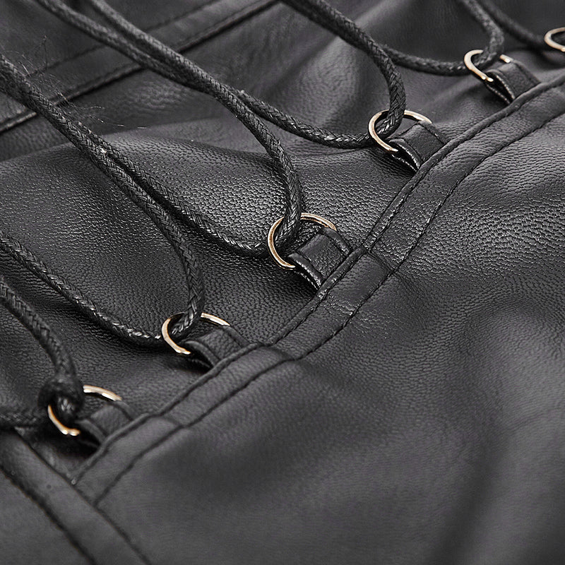 K-233 Gaiters Straps Winter Military High Waist Female Punk Pants - Image 5