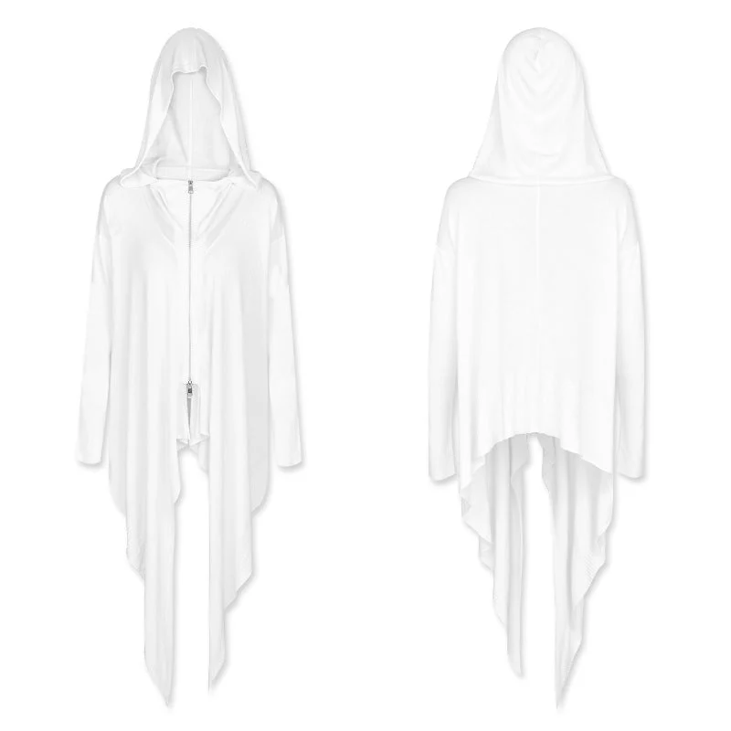 OPM-067 Witch Gothic Coat Darkness Knitted Cardigan With Hood - Image 9