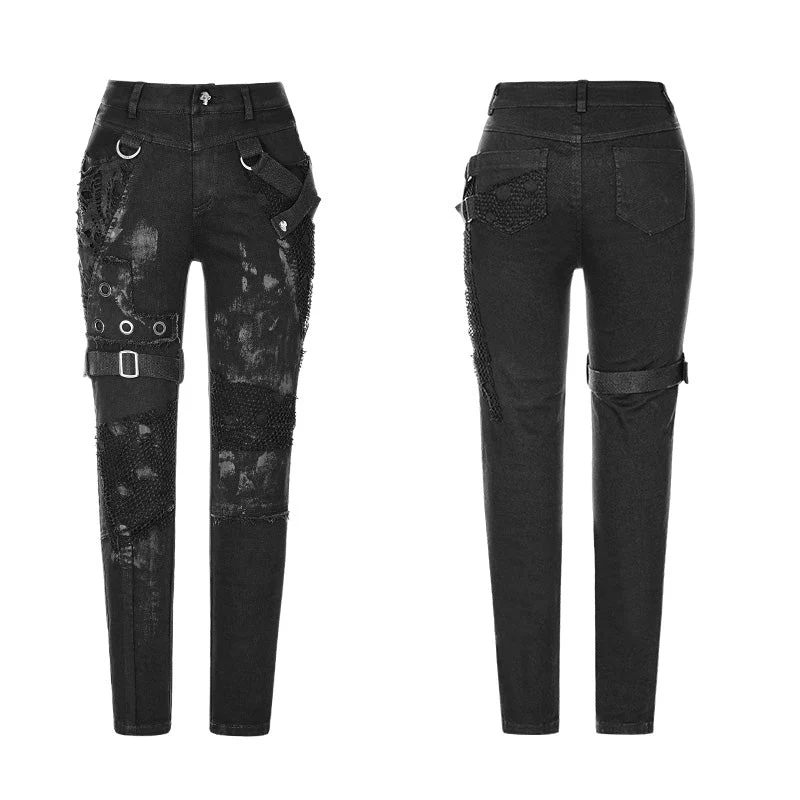 WK-319 Personality Vintage Trousers Punk Pants For Men - Image 21