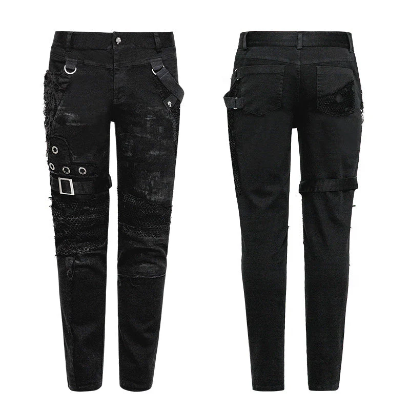WK-319 Personality Vintage Trousers Punk Pants For Women - Image 4