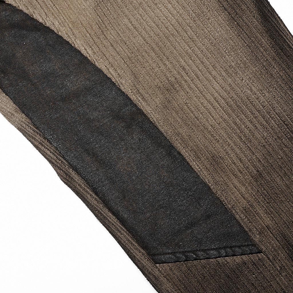 WK-524XCM black Post-Apocalyptic Punk Pants with Strap Details - Image 35