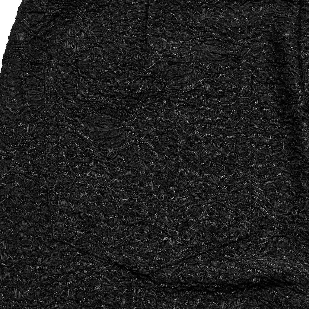 WK-605DDF Gothic Pants Lace Detail High-Waist Slim-Fit Textured Leggings - Image 17