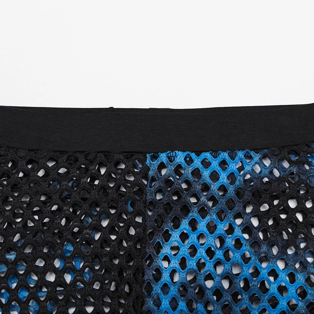 WK-617DDF Edgy Fishnet Punk Pants with Elastic Fit Design - Image 13
