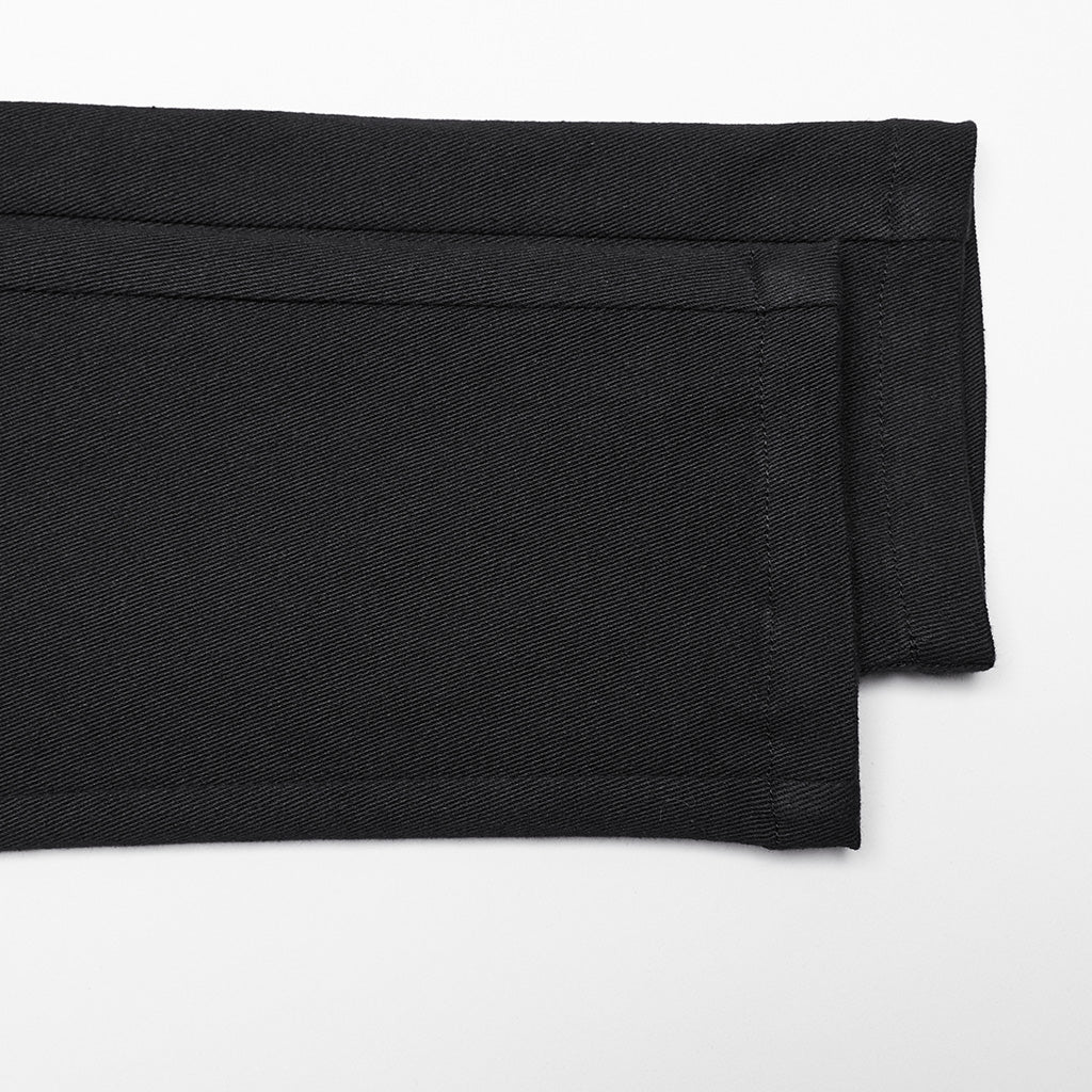 WK-654XCF Slim-Fit black Elastic Punk Pants with Buckle Details - Image 10