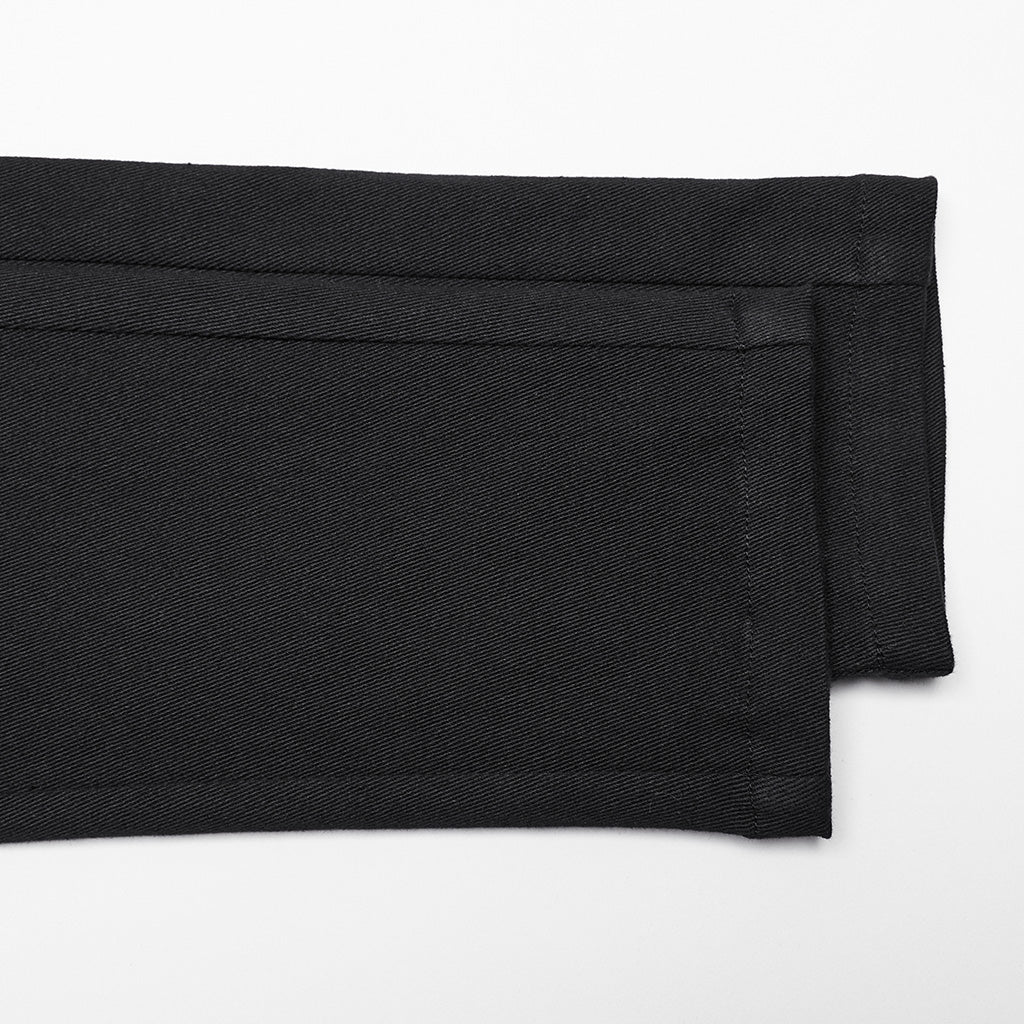 WK-654XCF Slim-Fit black Elastic Punk Pants with Buckle Details - Image 28