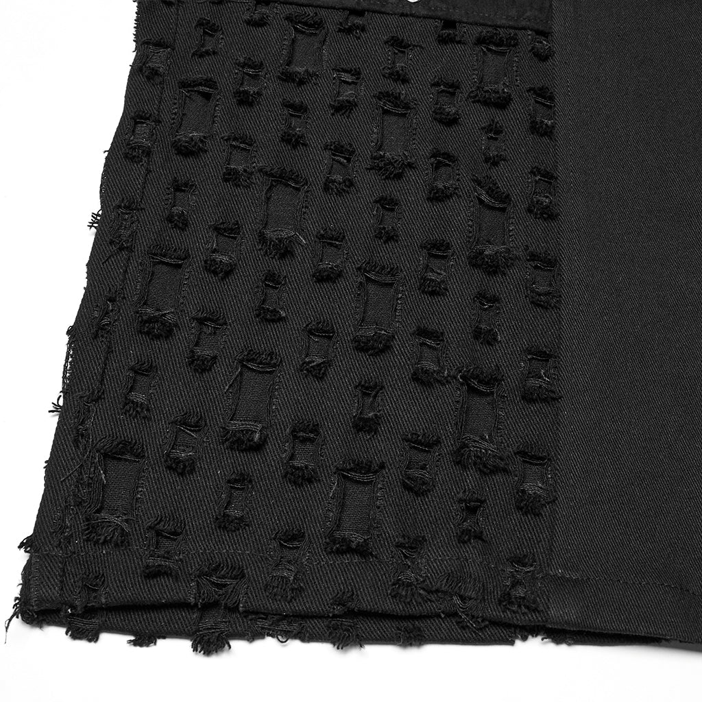 WK-721XCM Mens Grommet Buckle Strap Punk Pants Gothic Style Fashion - Image 19