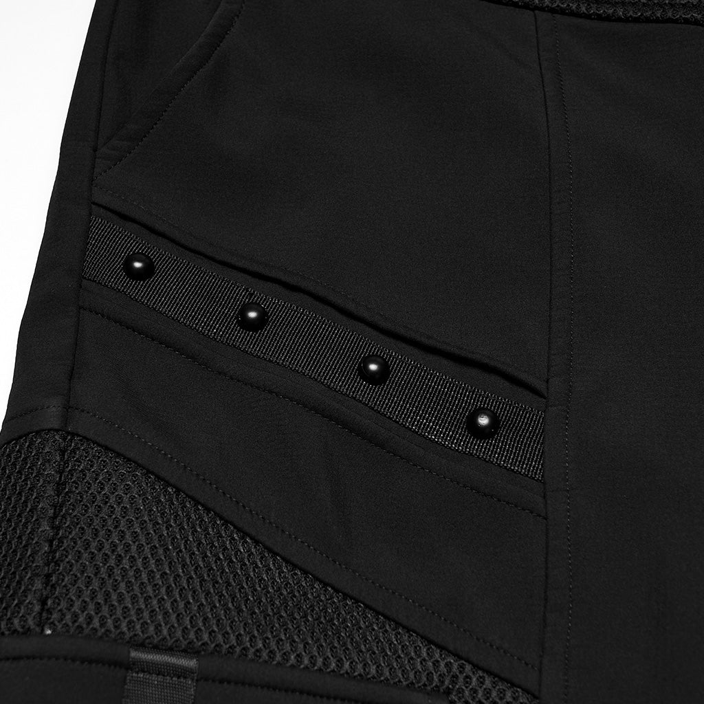 WK-754XCM Gothic Buckle Cargo Punk Pants with Straps Design - Image 8