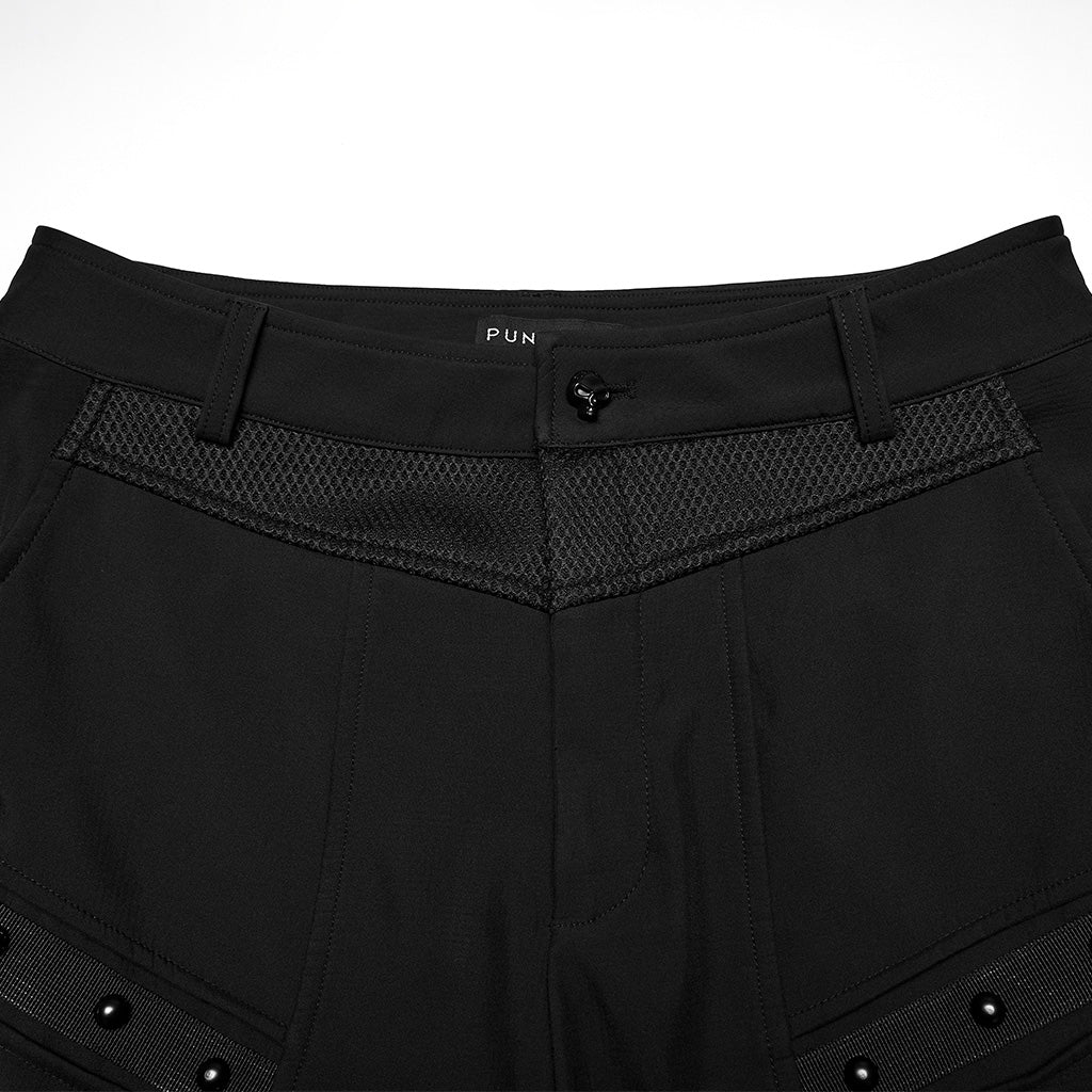 WK-754XCM Gothic Buckle Cargo Punk Pants with Straps Design - Image 9