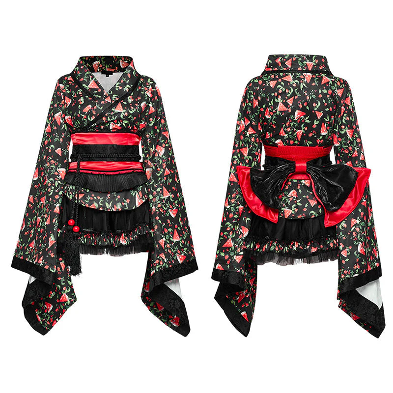 WLQ-001LQF Lolita printed kimono - Image 4