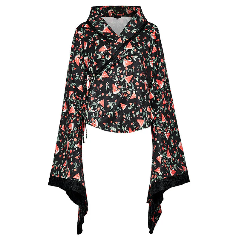 WLQ-001LQF Lolita printed kimono - Image 5