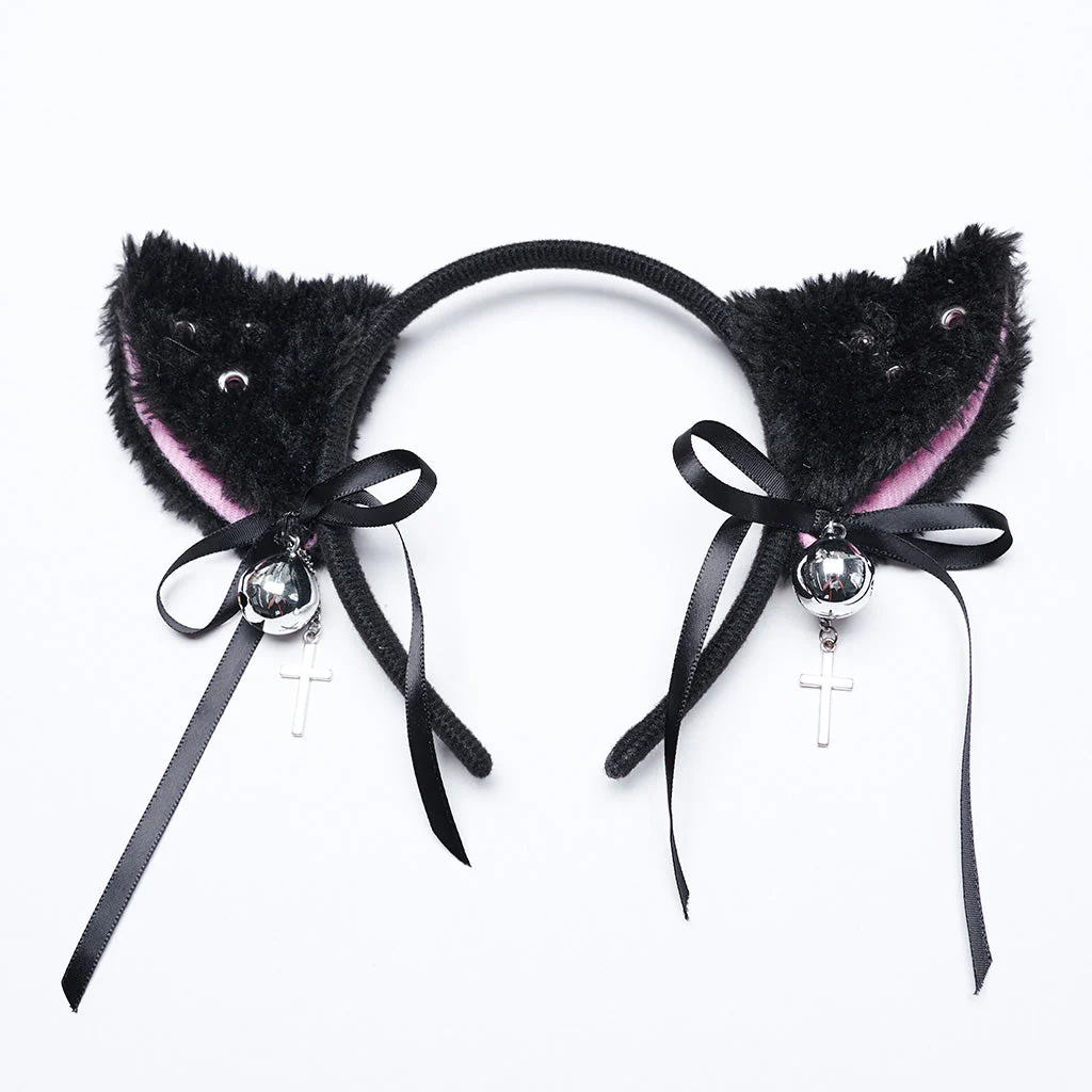 WLS-069SSF Punk Cat Ears Tail Set Furry Cosplay Accessories - Image 7
