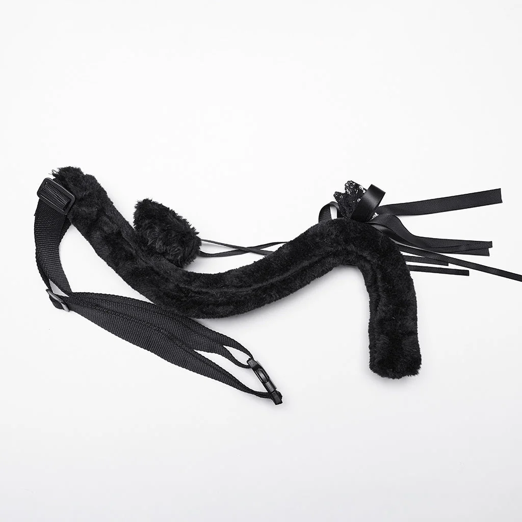 WLS-069SSF Punk Cat Ears Tail Set Furry Cosplay Accessories - Image 8