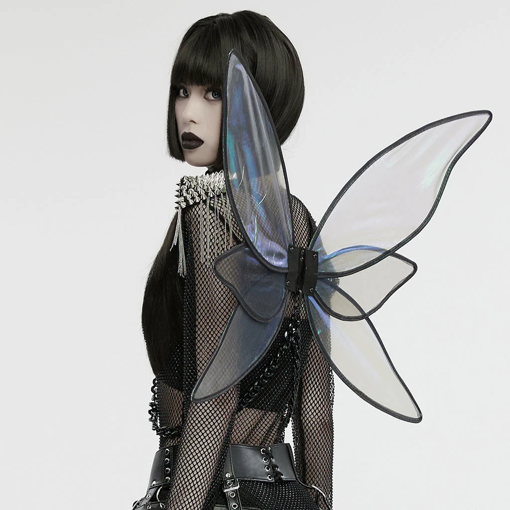 WLS-071OTF Fluorescent Green Butterfly Wings Harness Punk Accessories - Image 21