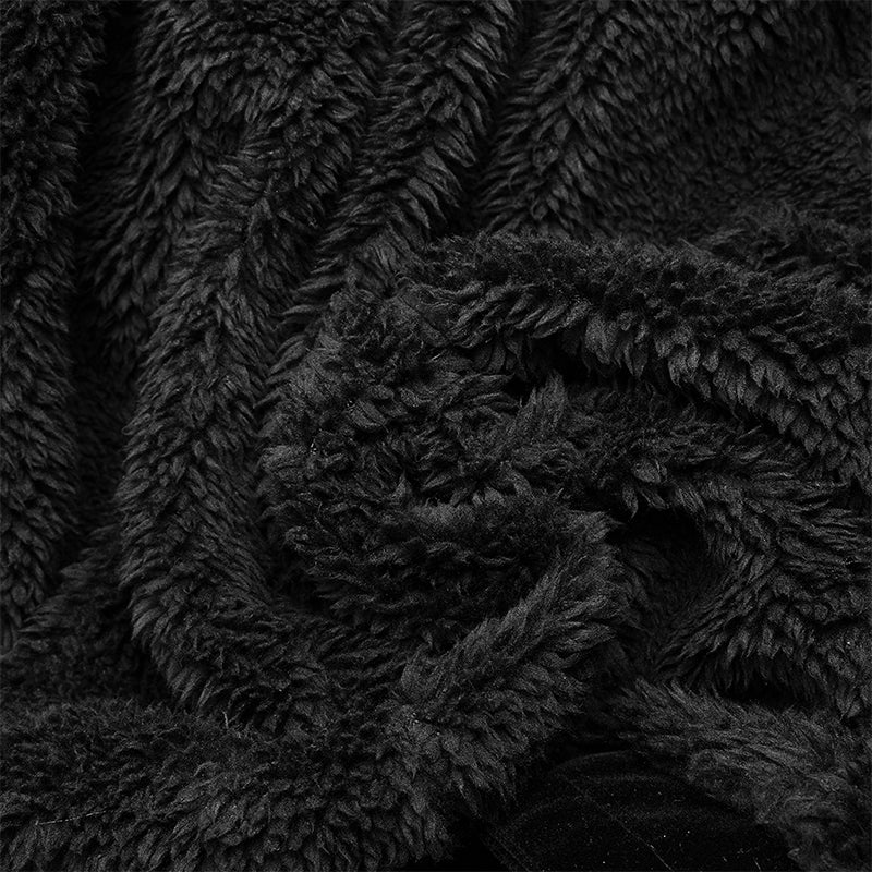WLY-089 Women Gothic Lolita Long Sleeve Medium Long Velvet Coat - Image 5