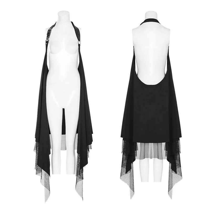 WY-918 Women Loose All-Match Knitted Punk Vest - Image 4