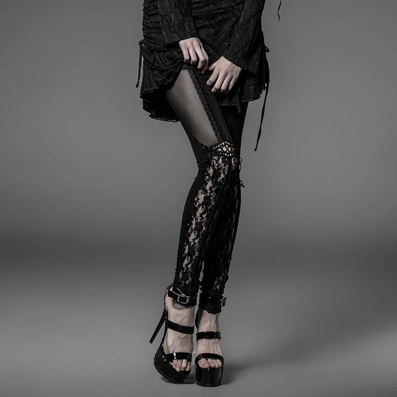K-177 Women Sexy Tight Skinny Legging/gothic Pants - Image 2