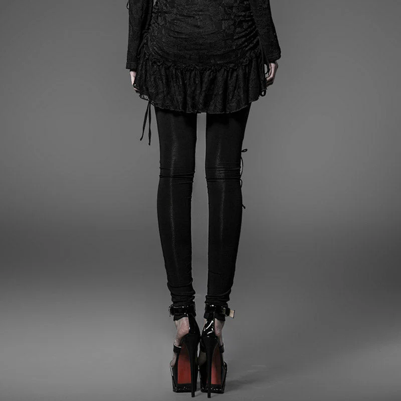 K-177 Women Sexy Tight Skinny Legging/gothic Pants - Image 3