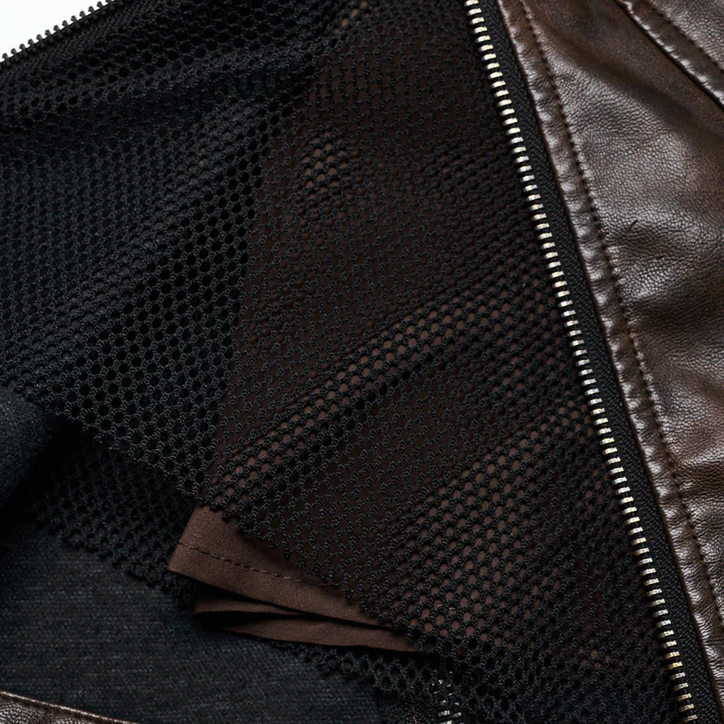 WQ-686BQF Edgy Faux Leather Mini Skirt with Zippered Accents - Image 13