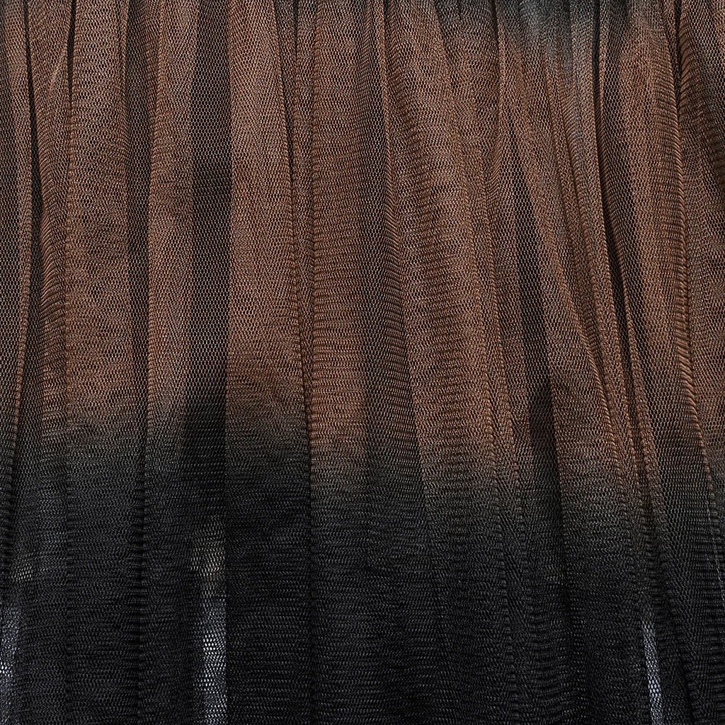 WQ-704BQF Gothic Mesh Layered Tulle Punk Skirt With Belt - Image 9