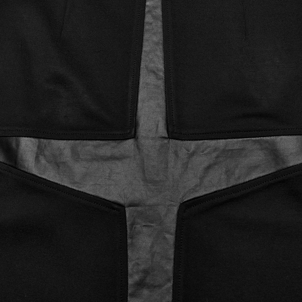 WQ-716BQF Edgy Cross-Detail Long Punk Skirt with Side Drawstrings - Image 17