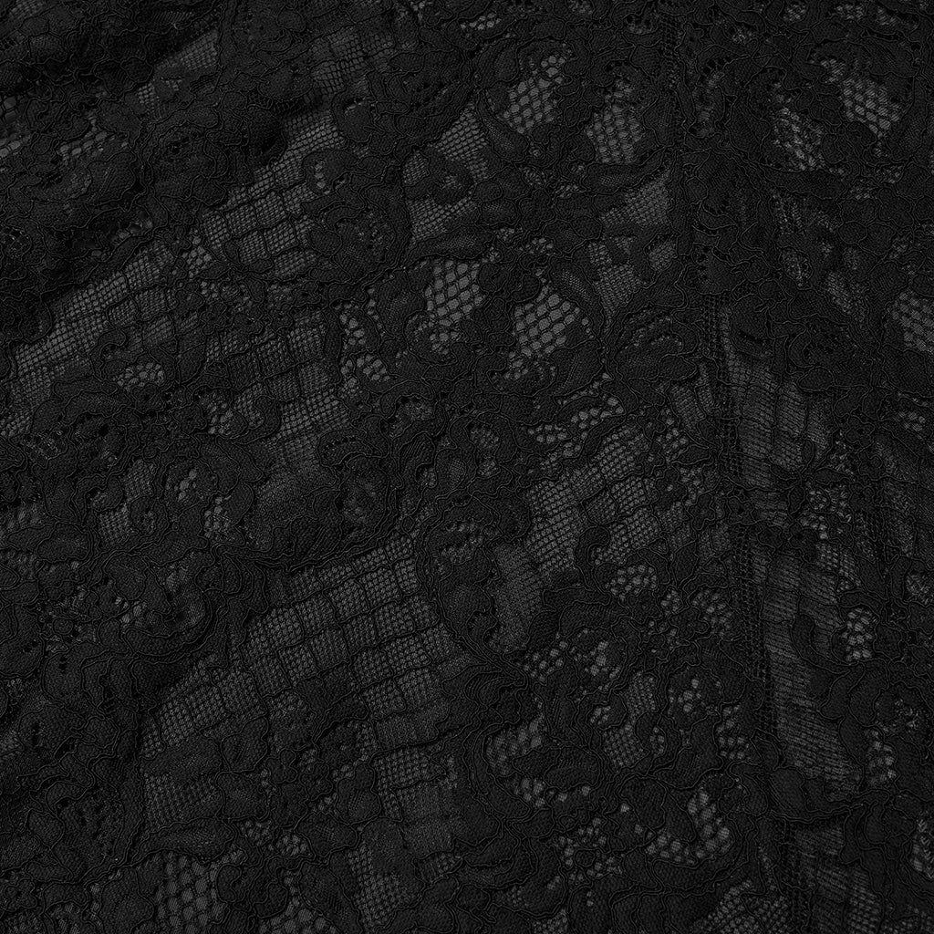 WQ-897BQF Gothic Skirt Victorian Lace Ruffled High-Low Velvet Design - Image 11