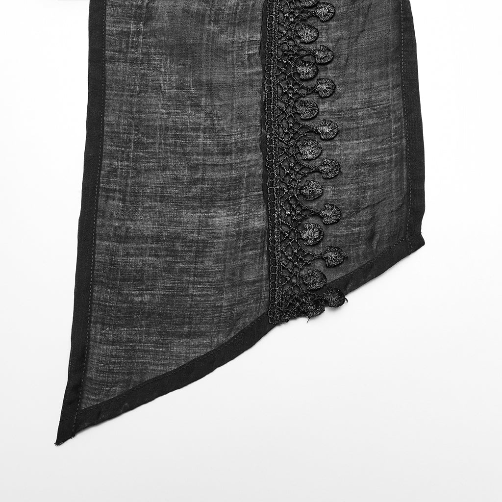 WS-534WJF Gothic Starry Hooded Punk Scarf Mysterious Constellation Wrap - Image 34