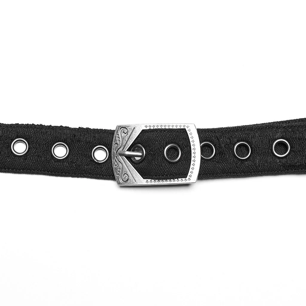 WS-587BDM Gothic Strap Harness Vest Riveted Punk Accessories Statement - Image 9