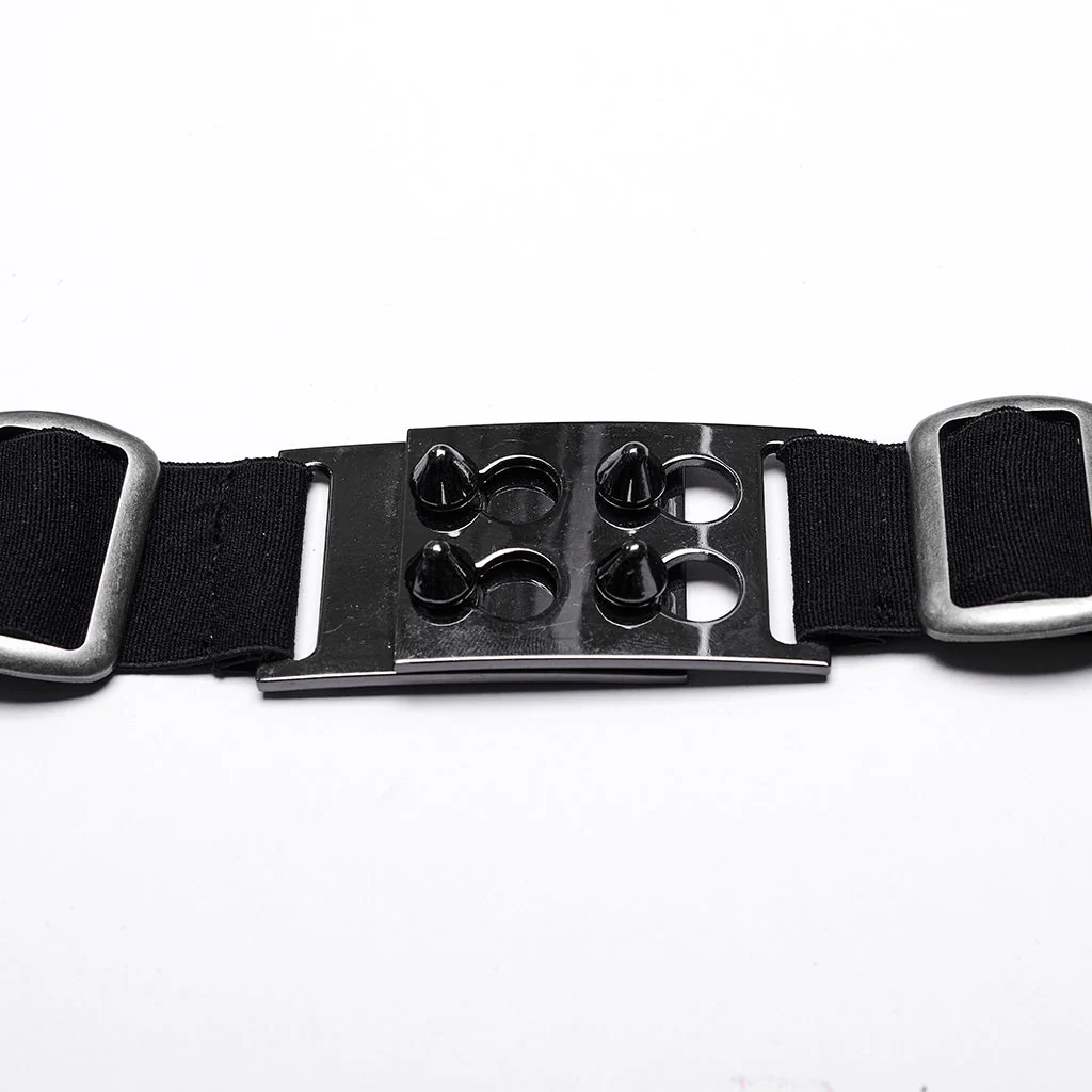 WS-591QTM Unisex Metal Chain Punk Harness Chest Accessories - Image 17