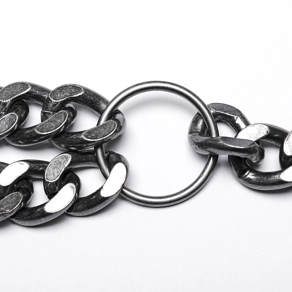 WS-591QTM Unisex Metal Chain Punk Harness Chest Accessories - Image 29
