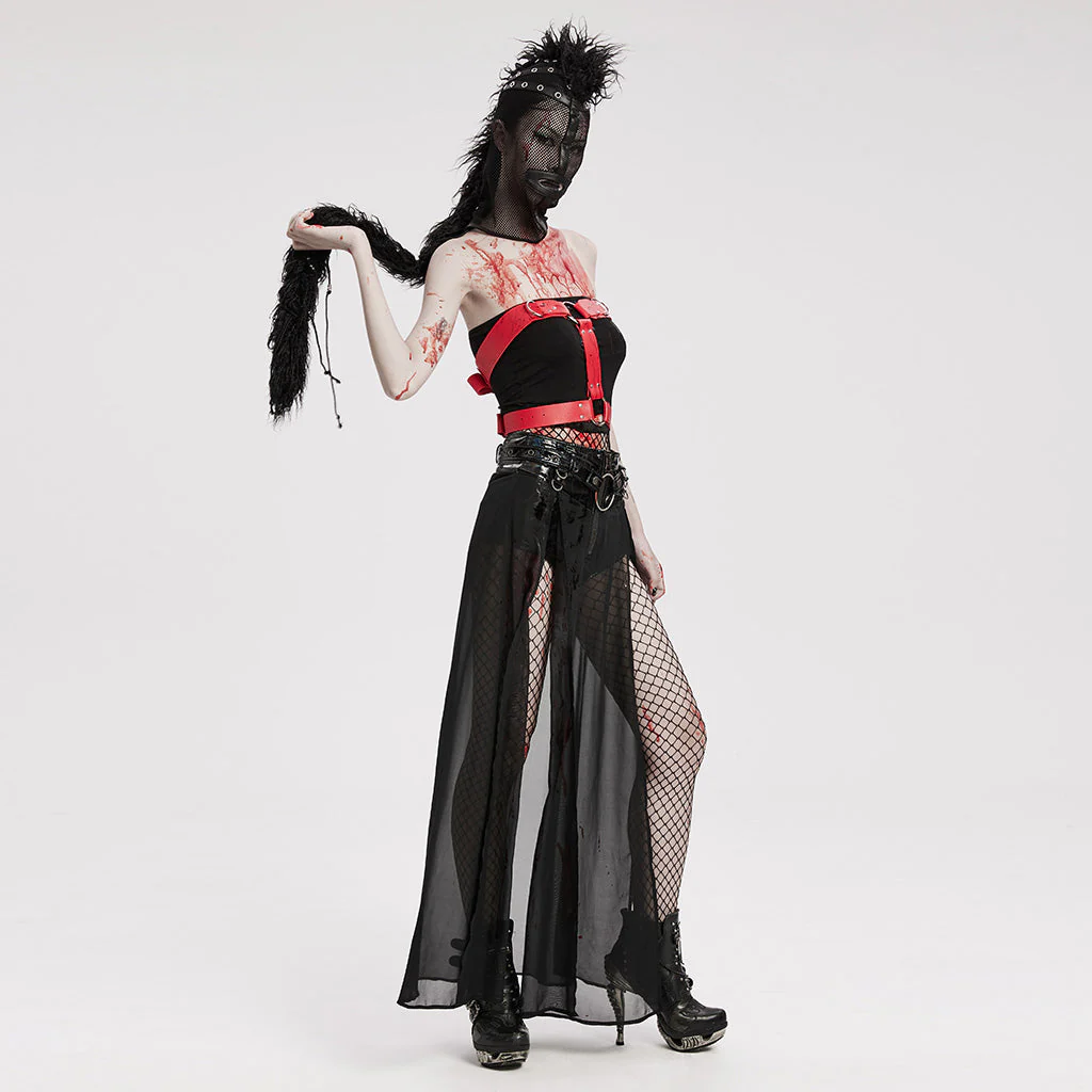 WS-592MZ Mesh Headgear with Spike Detail Mohawk Punk Accessories - Image 23