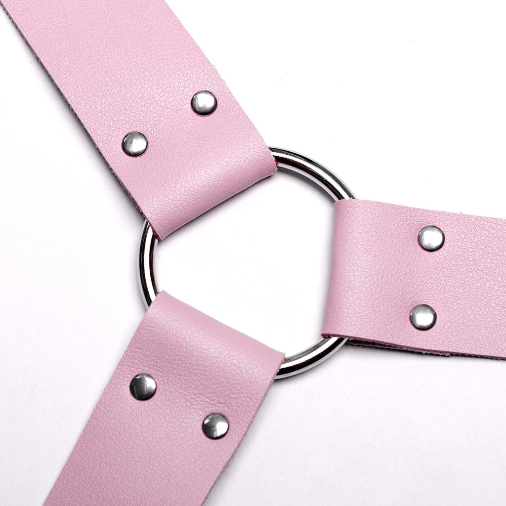 WS-608BDF Pink Gothic Waist Harness Adjustable Punk Accessories - Image 10