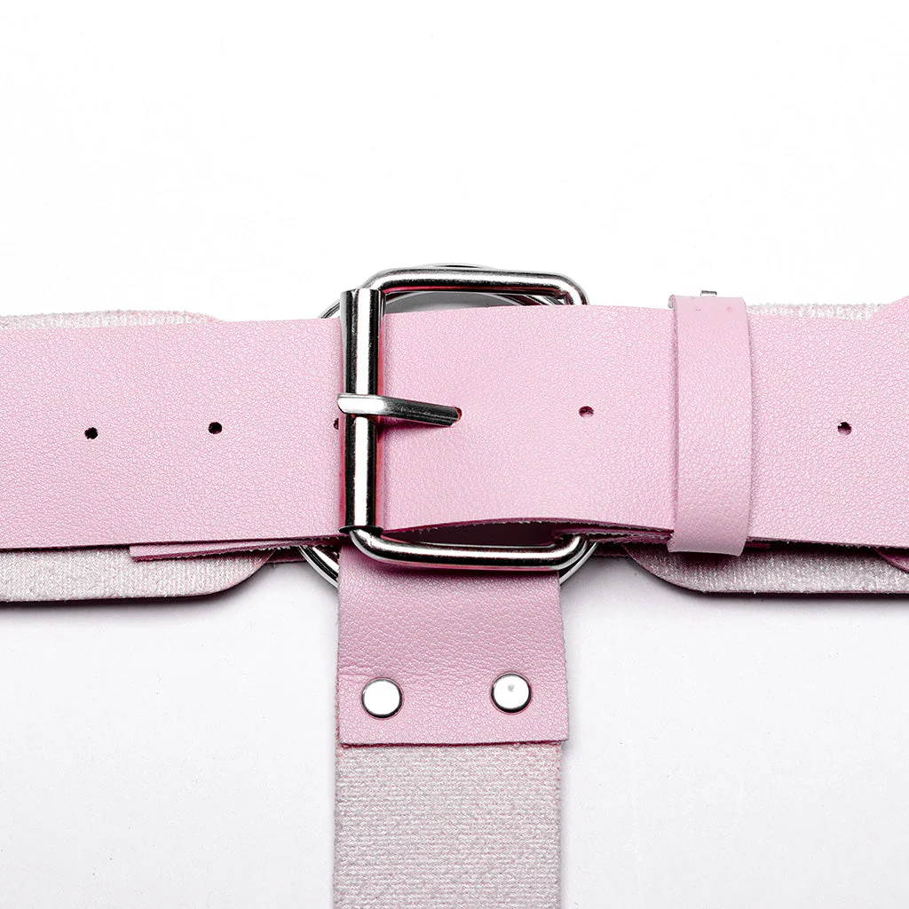 WS-608BDF Pink Gothic Waist Harness Adjustable Punk Accessories - Image 11