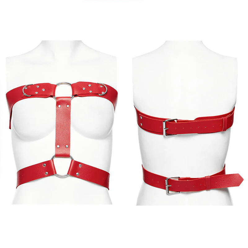 WS-608BDF Pink Gothic Waist Harness Adjustable Punk Accessories - Image 27