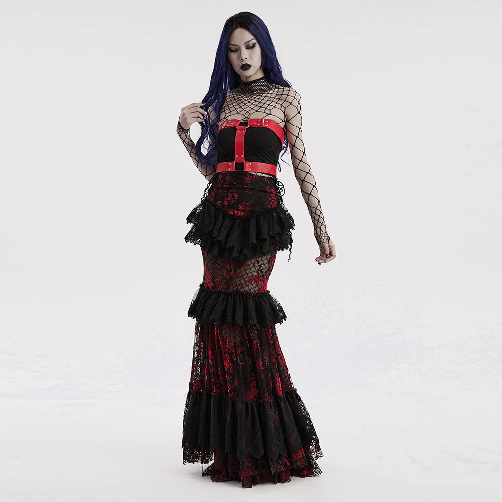 WS-608BDF Pink Gothic Waist Harness Adjustable Punk Accessories - Image 31
