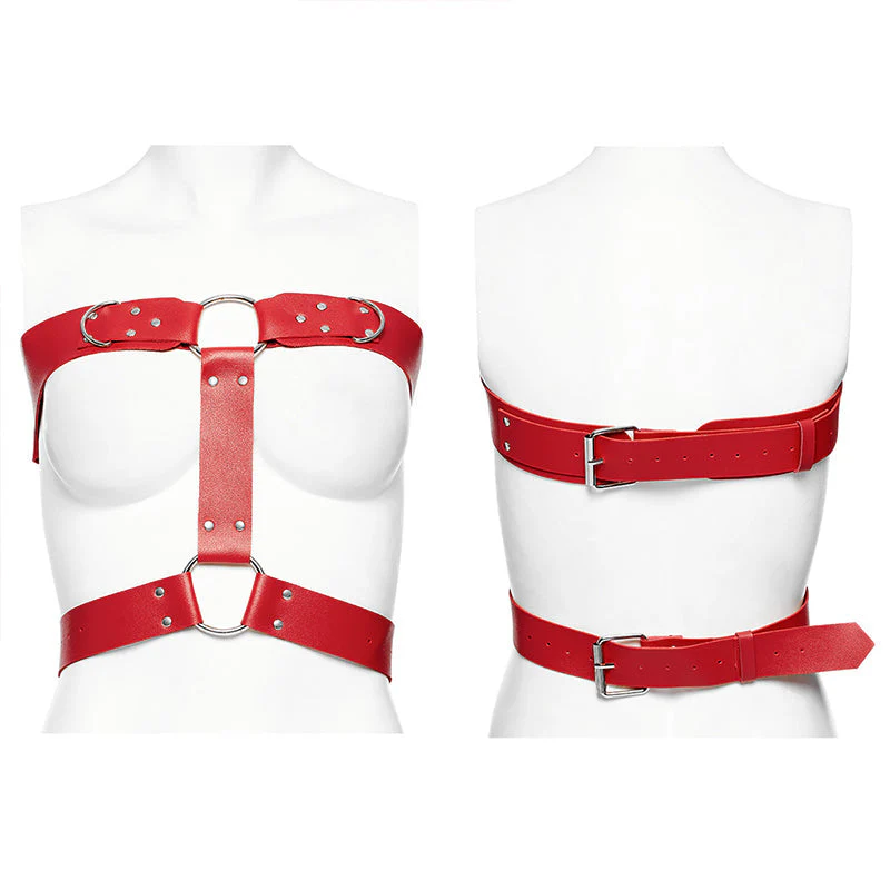 WS-608BDF Pink Gothic Waist Harness Adjustable Punk Accessories - Image 59