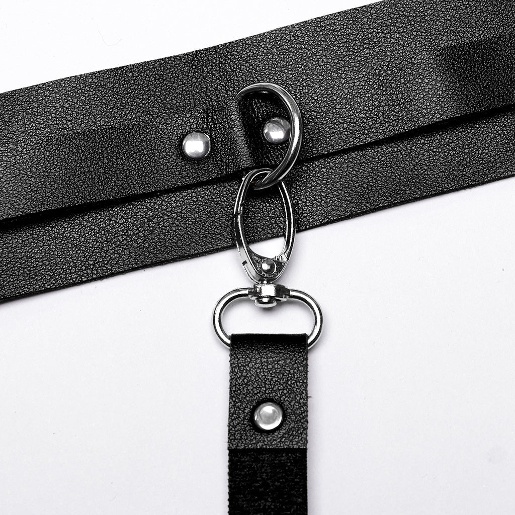WS-612QTF Pink Gothic Leg Harness Punk Accessories Adjustable Fashion Belt Straps - Image 14