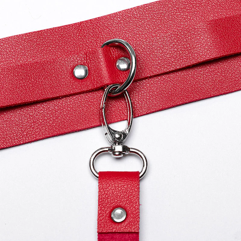 WS-612QTF Pink Gothic Leg Harness Punk Accessories Adjustable Fashion Belt Straps - Image 24