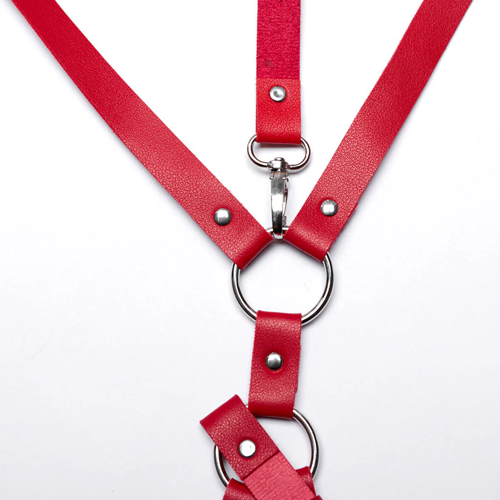 WS-612QTF Pink Gothic Leg Harness Punk Accessories Adjustable Fashion Belt Straps - Image 26