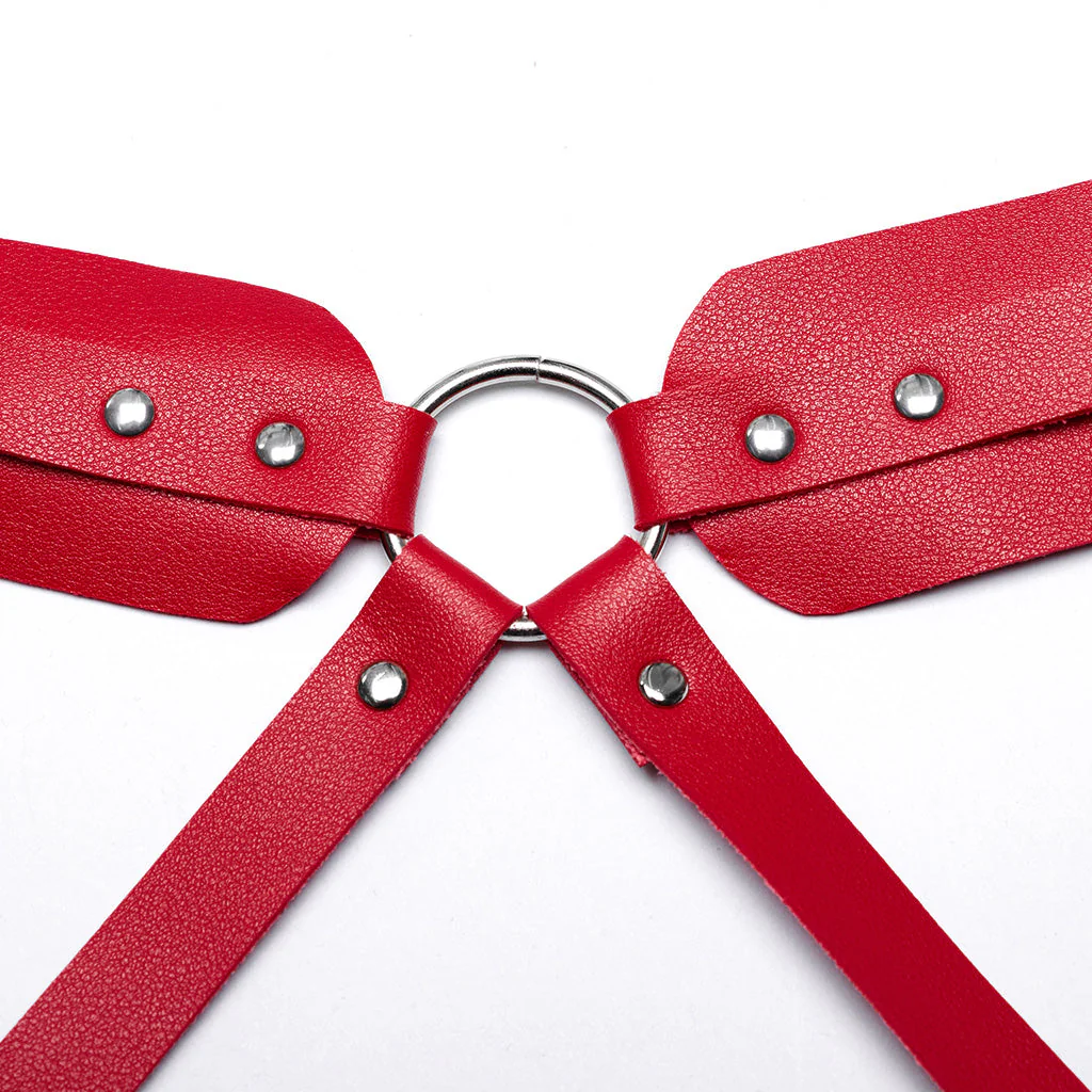 WS-612QTF Pink Gothic Leg Harness Punk Accessories Adjustable Fashion Belt Straps - Image 28