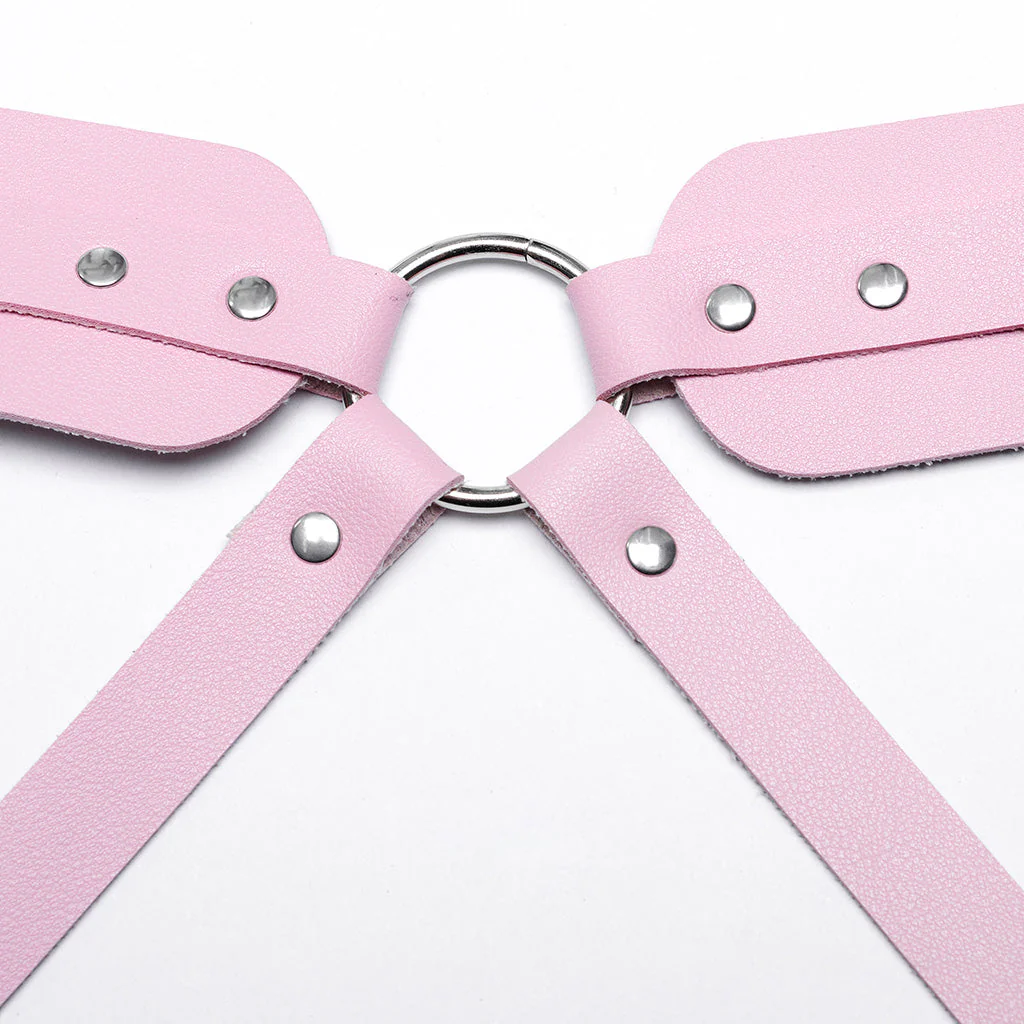 WS-612QTF Pink Gothic Leg Harness Punk Accessories Adjustable Fashion Belt Straps - Image 35