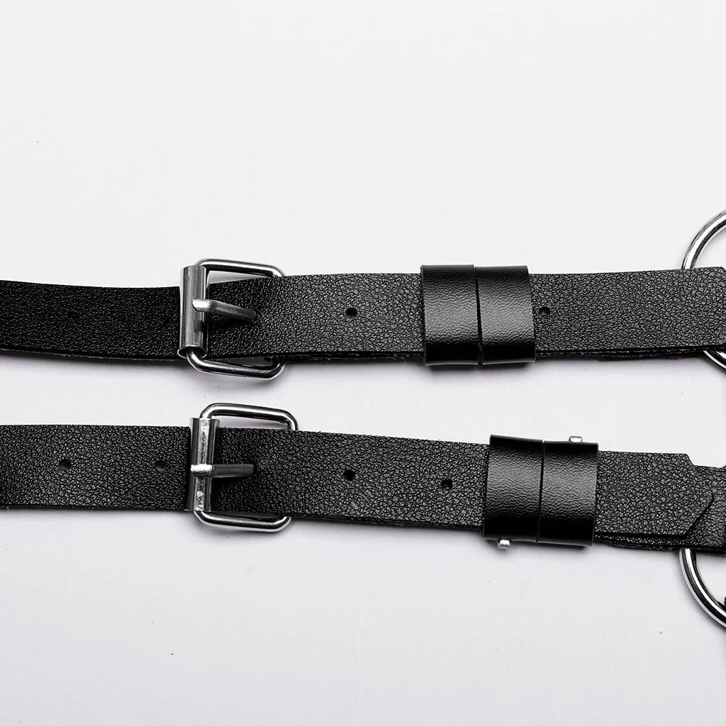 WS-612QTF Pink Gothic Leg Harness Punk Accessories Adjustable Fashion Belt Straps - Image 48