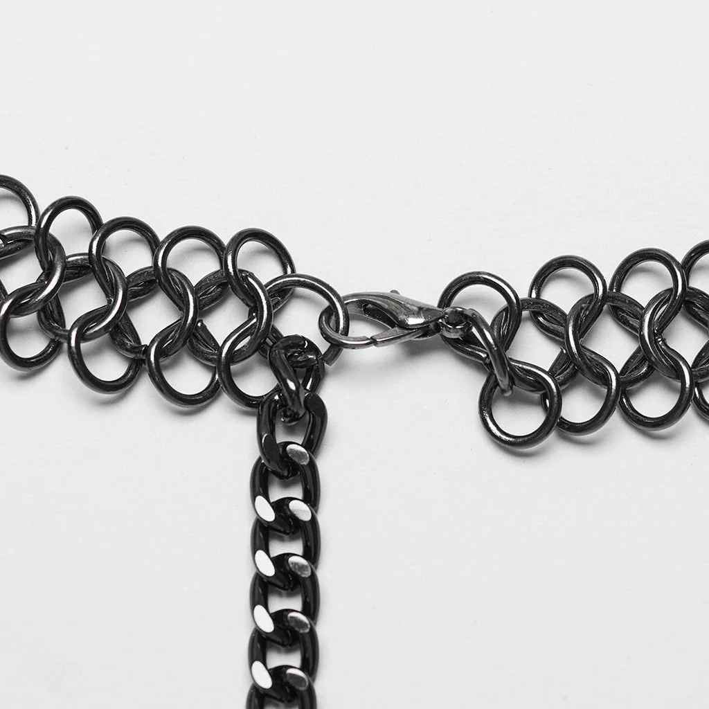WS-623YDF Edgy Spiked Chain Belt Punk Accessories Waist Harness - Image 8