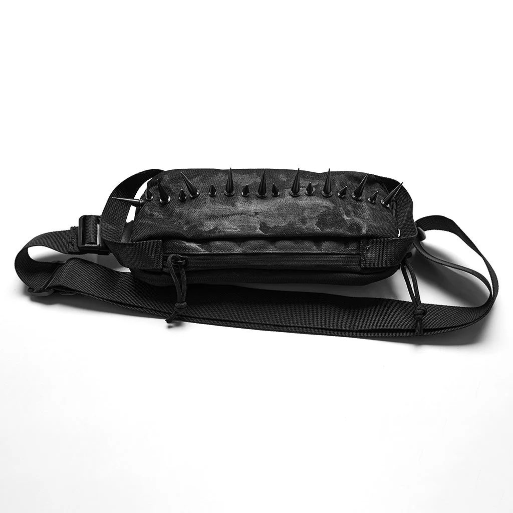 WS-627BB Edgy Black One-Shoulder Spiked Bag Punk Accessories - Image 10