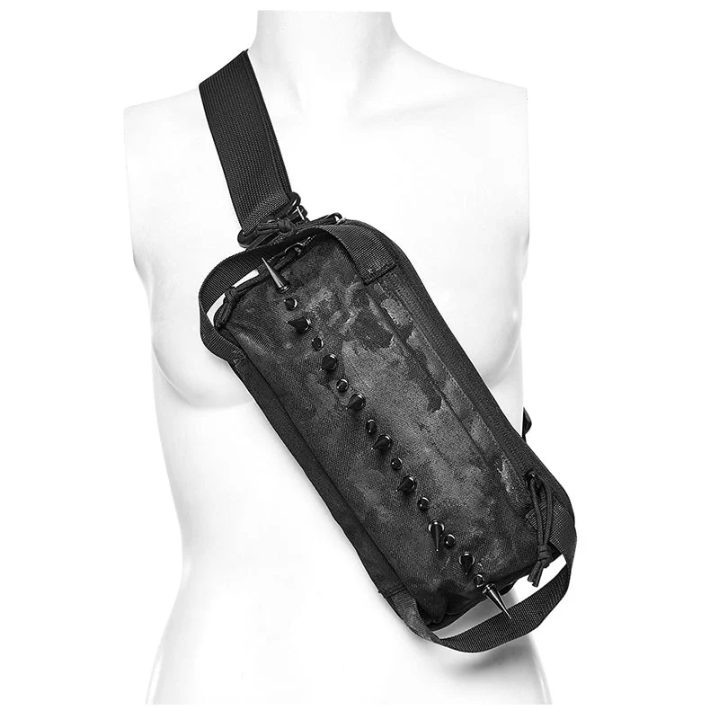 WS-627BB Edgy Black One-Shoulder Spiked Bag Punk Accessories - Image 27