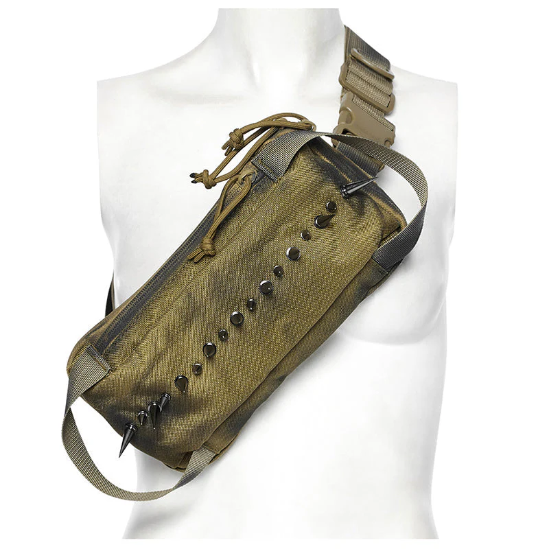 WS-627BB Edgy Black One-Shoulder Spiked Bag Punk Accessories - Image 38