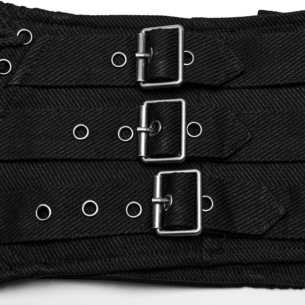 WS-631YDM Gothic Lace-Up Punk Corset Waist Cincher Belt - Image 22