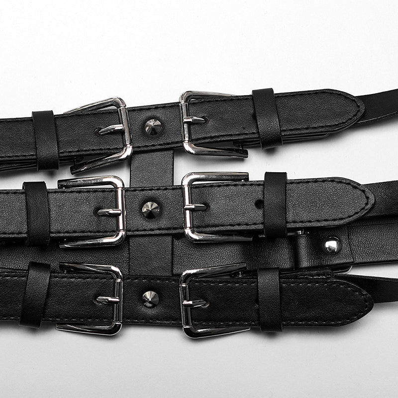 WS-636BDM Edgy Shoulder Harness Spiked Punk Accessories Adjustable Straps - Image 16