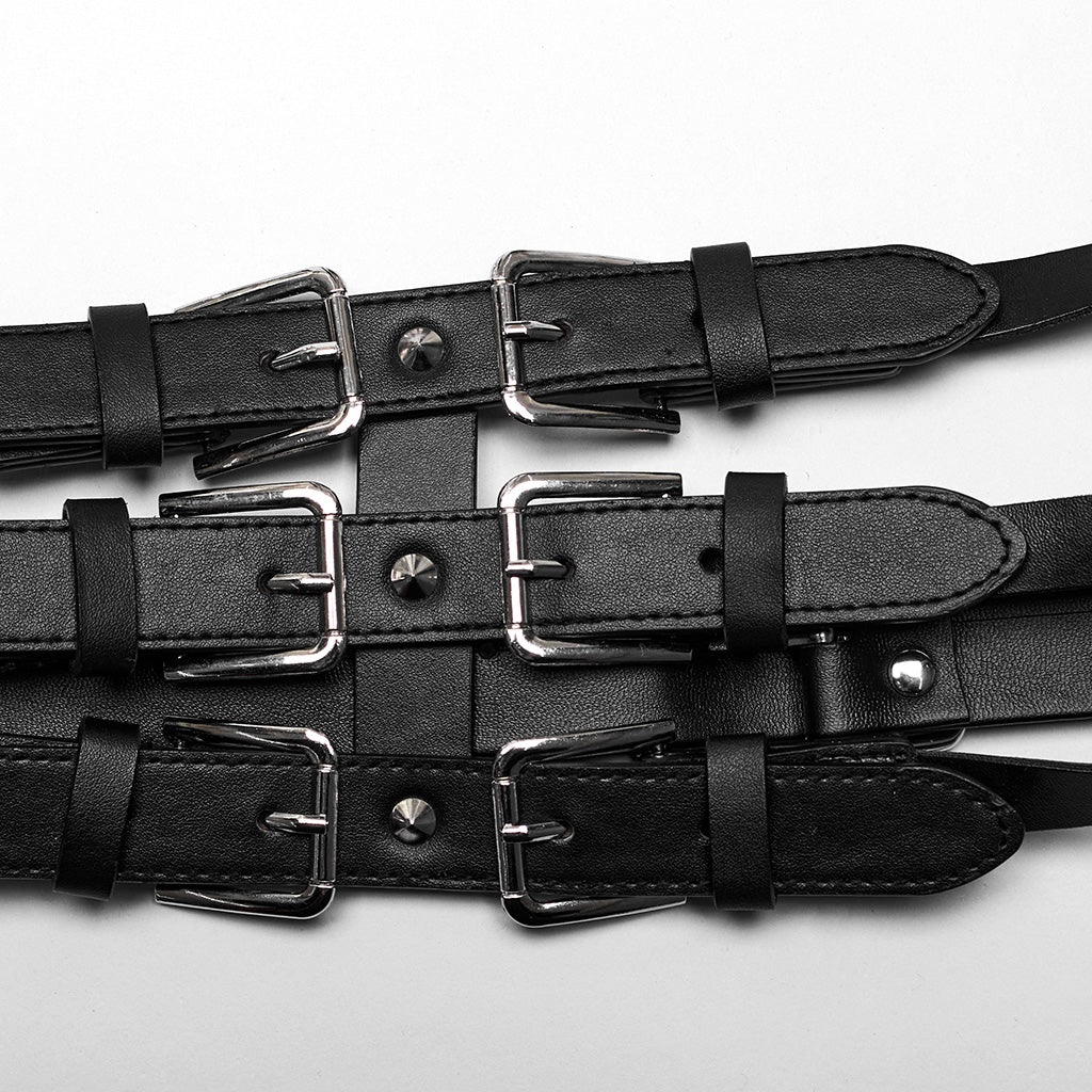 WS-636BDM Edgy Shoulder Harness Spiked Punk Accessories Adjustable Straps - Image 19