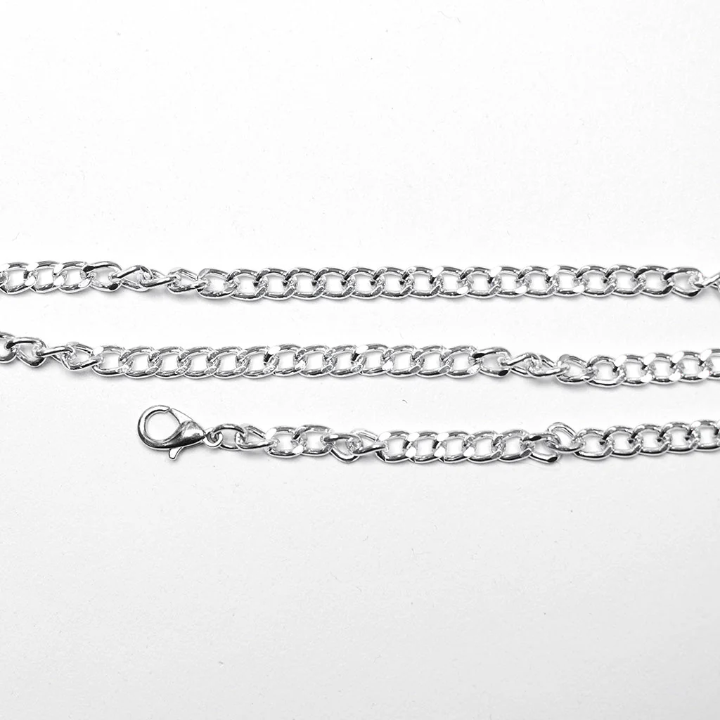 WS-650LHF Gothic Silver Chain Body Jewelry Punk Accessories - Image 18