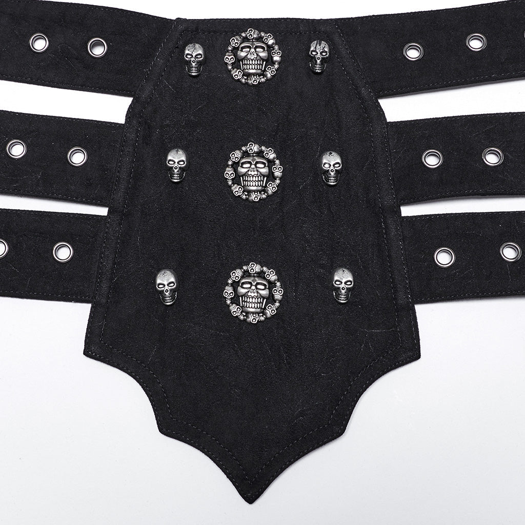 WS-673YDM Gothic Studded Multi-Strap Belt Punk Accessories - Image 16
